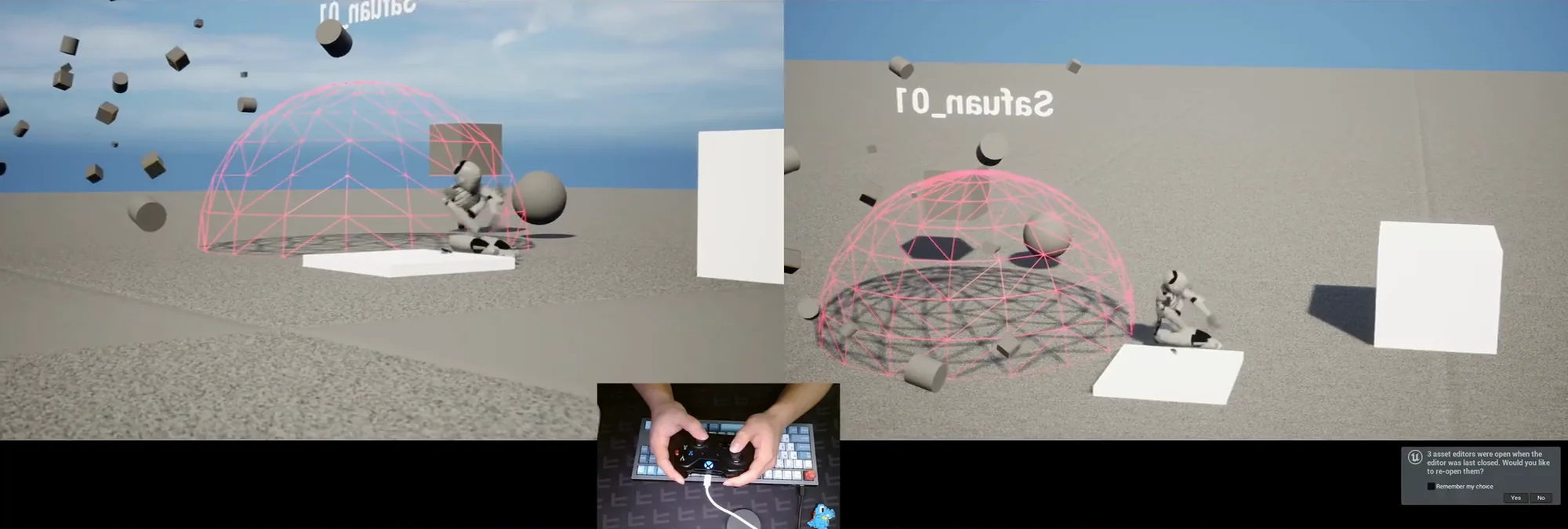 Live Dual-Screen Camera System