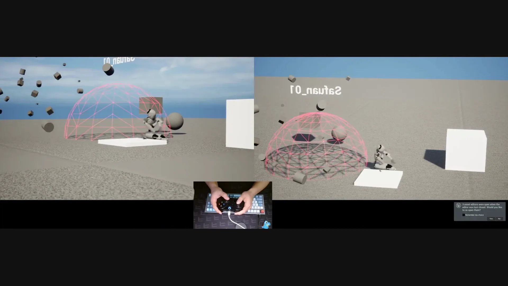 Live Dual-Screen Camera System