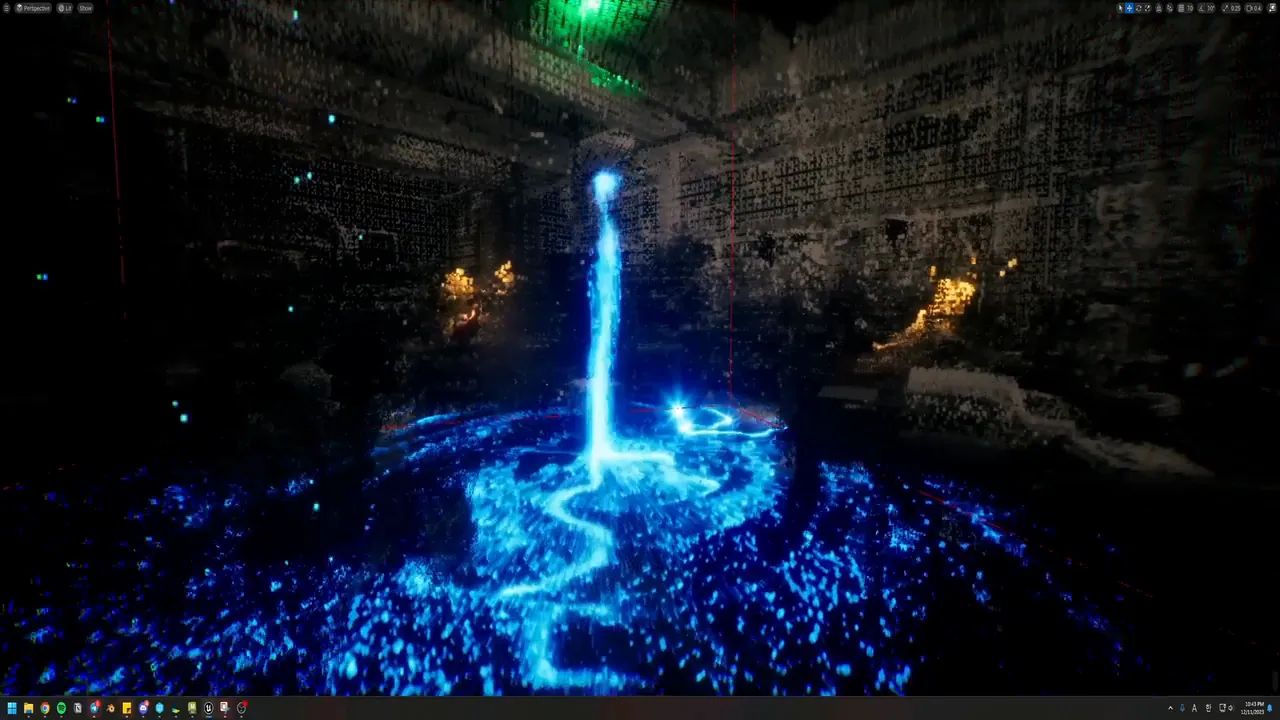 Mocap-Driven Niagara Fluids